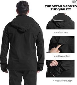 Chaquetas Impermeables Resistentes al Viento para Viajes al Aire Libre, Venta al Por Mayor OEM - Product Image 5