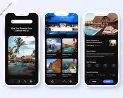 Aplicación de reserva de hoteles para descubrir hoteles, comparar habitaciones, realizar reservas seguras y administrar estancias con facilidad. - Product Image 3