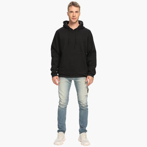 Sweat-shirts à capuche personnalisés avec poche kangourou, cordon de serrage, doublure écologique, hiver, unisexe, épais, coupe oversize, streetwear - Product Image 1