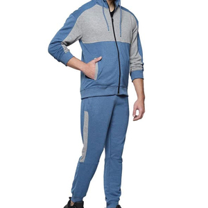Ensemble de survêtement d'hiver pour homme, design personnalisé, imprimé uni, manches longues, respirant, séchage rapide, 100% coton, pour la course à pied et le jogging - Product Image 5