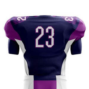 Uniforme de football américain personnalisé violet 2026, maillot 2025, kit d'équipe entièrement sublimé, vêtements de football professionnels personnalisés - Product Image 4