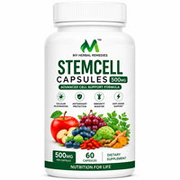 Capsules de cellules souches avancées avec antioxydants à base de plantes, multivitamines, acides aminés et supplément avancé pour la santé et le bien-être cellulaire