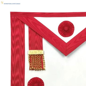 High Quality Embroidered Lambskin Masonic Regalia <b>Apron</b> with Elegant Trim Premium Materials & Lasting Durability - Product Image 6