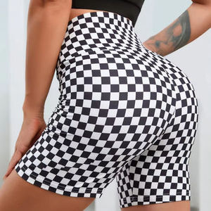 Pantalones cortos de gimnasio elásticos sin costuras para mujer, pantalones cortos deportivos transpirables y de secado rápido, decoración con lazo, Oxford suave para entrenamiento para correr - Product Image 2