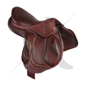 Silla de doma profesional para equitación con estructura de madera, calidad premium, duradera, productos originales de carreras de caballos ingleses de la India. - Product Image 5