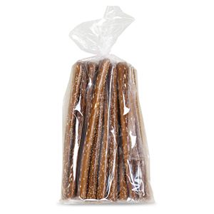 Paquete de 1000 bolsas de polietileno transparente con fuelle, 8x3x20.1.25 mil, servicio de alimentos industriales, necesidades de salud, bolsas de plástico de extremo abierto para - Product Image 1