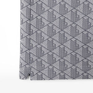 Polo Premium pour Homme OEM Coupe Classique Tricot Jacquard Respirant Durable Col Contrastant Mélange de Coton Manches Courtes Haut Côtelé - Product Image 5