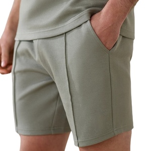 Pantalones Cortos Casuales Técnicos Personalizados para Hombre, Cintura Elástica con Cordón, Ligeros, de Secado Rápido, Ecológicos, Hasta la Rodilla, Servicio OEM - Product Image 3