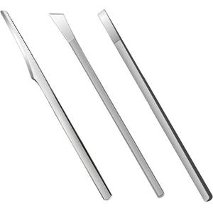 Juego de 3 piezas de cuchillos para pedicura, juego profesional de herramientas para el cuidado de las uñas encarnadas, cortaúñas de acero inoxidable, kit removedor de uñas. - Product Image 1