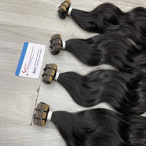 Extensiones de Cabello Adhesivas Más Vendidas, Onduladas Naturales, Corte Normal, Color Natural, Extensiones de Cabello Humano Vietnamita - Product Image 3