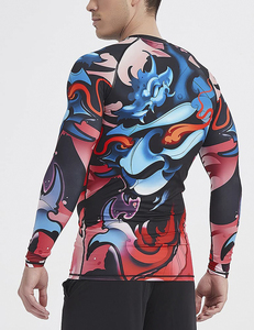 Custom Logo Rash Guard <b>Compression</b> Training <b>Shirt</b> Premium Fitness Sportswear Supplier Bulk Production - Product Image 3