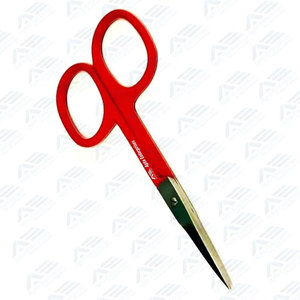 Tijeras Multiusos de Acero Inoxidable para Manicura y Cuidado de Uñas, Tijeras Rojas para Cutículas con Punta de Flecha Superafilada - Product Image 4
