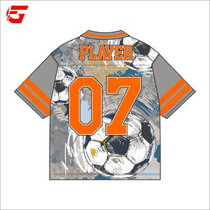 Jersey de Fútbol Americano Universitario Personalizado, Estilo Profesional, Uniforme de Equipo, Sublimado, de Secado Rápido, Malla de Alta Calidad, Unisex, OEM, ODM, Bajo Costo - Product Image 4