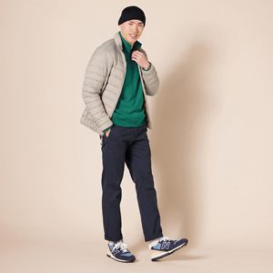 Men's Sea Green Quarter-Zip <b>Long</b> <b>Sleeve</b> Quick Dry Knitted Polyester Shirt Casual <b>Top</b> - Product Image 6