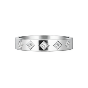 Anillo de Compromiso Art Deco de Oro Sólido de 10K, 14K, 18K con Diamante Cultivado en Laboratorio, Color DEF, Claridad VS VVS, Certificado IGI, Anillo de San Valentín - Product Image 3