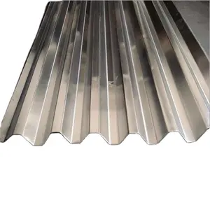 Folhas de telhado de zinco galvanizado onduladas para materiais de construção de itens populares