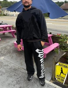 Pantalones Deportivos Holgados con Estampado Gráfico para Hombre, Pantalones de Gimnasio Elásticos, Joggers Deportivos Casuales con Bolsillos para Entrenamiento - Product Image 5