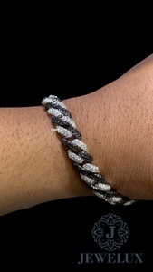 High Quality Moissanite Tennis <b>Bracelet</b> Real Diamond Look 18K Gold Plated <b>Adjustable</b> Chain <b>Bracelet</b> for Daily Wear at Best Price - Product Image 2