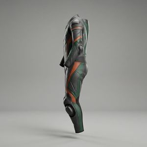 Combinaison de moto professionnelle en cuir une pièce, homologuée CE, équipement de protection respirant pour la course sur circuit - Product Image 3