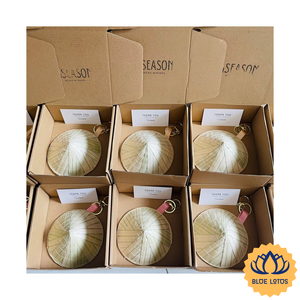 [MEJOR CALIFICADO] |   Sombrero Cónico Hecho a Mano Personalizado, Tamaños Grandes y Pequeños, Protección Solar, Recuerdo, Regalo para la Temporada de Festivales, de Vietnam - Product Image 2