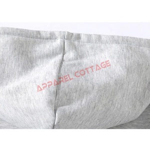 Sweat-shirts à capuche unisexes en polaire de haute qualité pour hommes, personnalisables avec logo, couleur unie, à cordon de serrage, vente en gros - Product Image 3