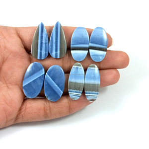 Cabujón de Piedra Lunar Arcoíris Natural Hecho a Mano para Joyería, Origen: Bihar, India - Product Image 4