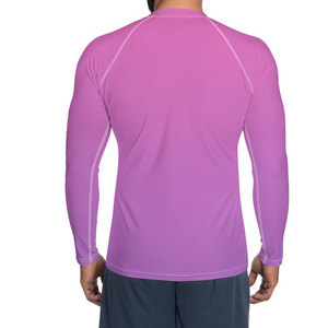 Chemises de compression pour hommes aux designs personnalisés, écologiques, à séchage rapide, respirantes, en spandex/polyester, protection contre les éruptions cutanées, vente chaude - Product Image 6