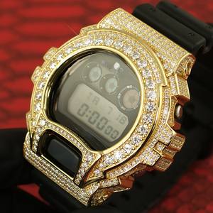 นาฬิกาสปอร์ตหรูสไตล์ฮิปฮอปสำหรับผู้ชาย ระบบออโตเมติก ตัวเรือนสแตนเลส ประดับเพชรโมอิสซาไนต์สี D ระดับ VVS ขนาด 20 มม. สำหรับนักออกแบบเครื่องประดับ - Product Image 2