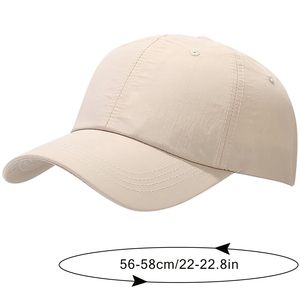 Unisex 6-Panel Baseball Cap Solid Color Breathable <b>Waterproof</b> Polyester Fitted Closure Casual Style Adult <b>Hat</b> - Product Image 3