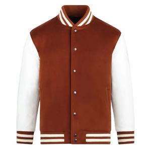 Plus Size Men's Winter Varsity Jacket Wholesale Custom Logo Front Position Windproof Breathable Fleece - Product Image 1