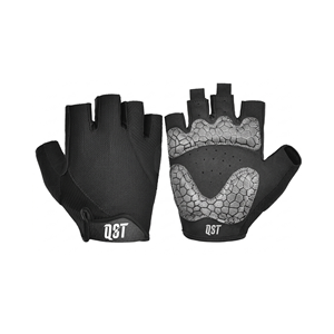 Gants de cyclisme demi-doigts avec paume rembourrée en gel, pour VTT, respirants, avec fermeture auto-agrippante au poignet, logo personnalisé, OEM ODM, vente en gros - Product Image 1