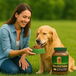 Nourriture pour chiens personnalisée en vrac, nourriture sèche pour chiens biologique à base de plantes, riche en protéines, sans céréales, nutrition équilibrée, OEM/ODM, marque privée - Product Image 2