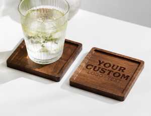 Custom Logo Eco-Friendly Modern Round <b>Wooden</b> <b>Placemats</b>/Table Mats-For Home Caf Restaurant & Hotel Use - Product Image 3