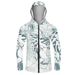 Sudadera con Capucha Personalizada Impermeable con Estampado para Exteriores, Protección UV, Ligera, Transpirable, de Manga Larga para Caza y Pesca - Product Image 3