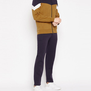 Mens Premium Color Block <b>Hooded</b> Tracksuit Full Sleeve <b>Zip</b> Hoodie Casual Sportswear Set Autumn Collection Made in Pakistan - Product Image 4