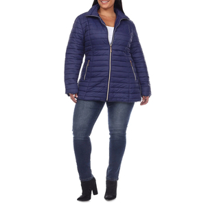 Chaqueta Acolchada de Alta Calidad para Mujer, Estilo Nuevo, Personalizada de Fábrica, Chaqueta Impermeable con Cierre de Cremallera para Invierno y Actividades al Aire Libre - Product Image 6