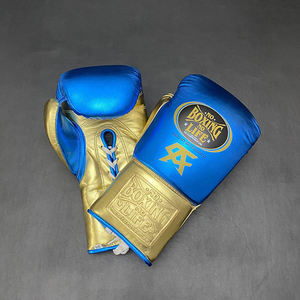 Guantes de Boxeo de Cuero Vacuno Premium Estilo Mexicano, Sin Boxeo No Hay Vida, Cierre con Cordones, Protector de Cabeza e Ingle, Precio Bajo - Product Image 5