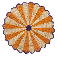 Set de table rond en raphia festonné, dessous de plat en paille tressée écologique, idéal pour la vente en gros, mariages et restaurants