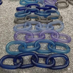 Eslabones de Cadena de Resina Transparente Coloridos para Decoración de Paredes, Proyectos de Bricolaje, Decoración Moderna Removible para Interiores del Hogar - Product Image 5