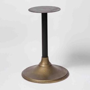 Cast Iron <b>Retro</b> Table base 1920's Spindle Workmans Twin Bar Table - Product Image 3