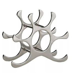 High Quality Metal wine bottle Holder Wine Bottle Organizer Rack <b>Drink</b> Bottle Display rack <b>Stand</b> - Product Image 4