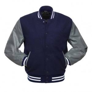 Chaquetas Varsity de Cuero y Lana Personalizadas Transpirables, Unisex, para Invierno, Chaquetas de Hombre de Cuero y Lana de Alta Calidad, Servicio OEM - Product Image 3