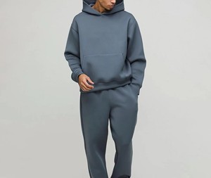Survêtement à capuche personnalisé RAPID SPORTS pour homme, grande taille, vêtements de sport d'hiver, impression de logo, respirant, léger, 100% coton, neuf - Product Image 1