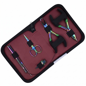 Juego de Pinzas para Extensiones de Cabello con Punta I, Microperlas, Anillos Nano, Gancho de Extracción, Acero Inoxidable, Accesorios para Salón de Belleza - Product Image 5