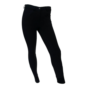 Pantalon d'équitation taille haute pour femme, longueur intégrale, respirant, en tricot Spandex Nylon, avec poches et braguette boutonnée 2026 - Product Image 2