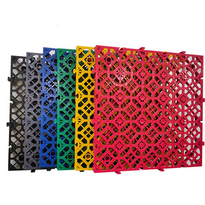 PP PVC <b>Plastic</b> Vinyl Garage Floor <b>Tiles</b> 3cm Thickness Four Side Interlocking Floor <b>Tile</b> - Product Image 2
