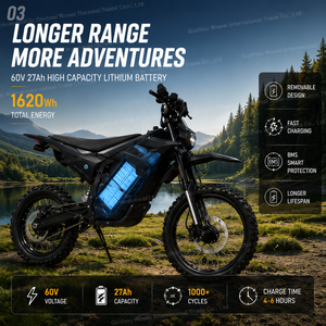 Motocicleta Eléctrica Todoterreno con Certificación CE, Batería de Litio de 60V 27Ah, Pitbike Eléctrica para Todo Terreno, Precio de Fábrica al por Mayor, M7 Pro - Product Image 3