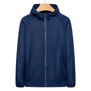 Chaqueta Cortavientos Impermeable para Camping, Unisex, para Escalada al Aire Libre, Secado Rápido, Protección UV, Talla Grande 7XL - Product Image 6