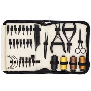 Kit d'outils pour extensions capillaires avec aiguille à boucle, ciseaux, pinces et pince à micro-anneaux pour usage professionnel, prix usine OEM - Product Image 5