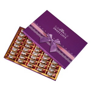 Caja de barra de chocolate de gama alta de lujo Embalaje de regalo de papel de grado alimenticio personalizado con forro de esponja Directo al por mayor del fabricante - Product Image 3